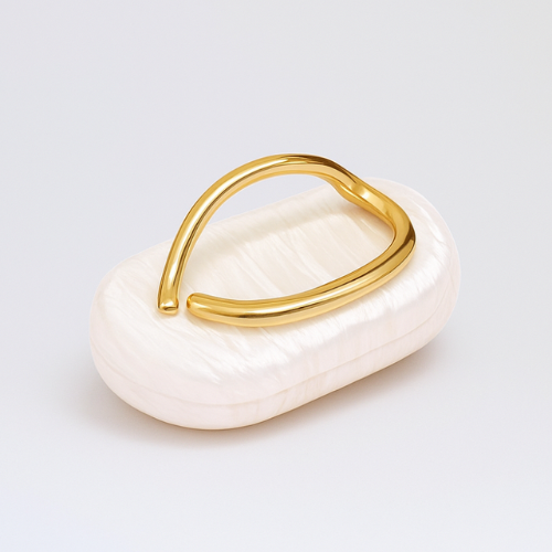 Clutch Escultural de Perla