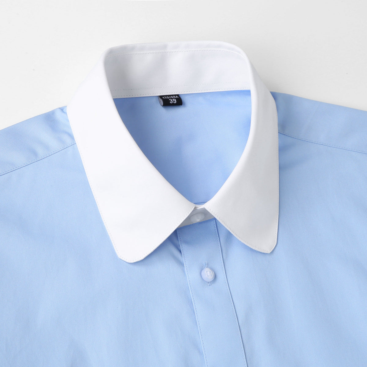 Camisa Authentic John Blanca y Azul