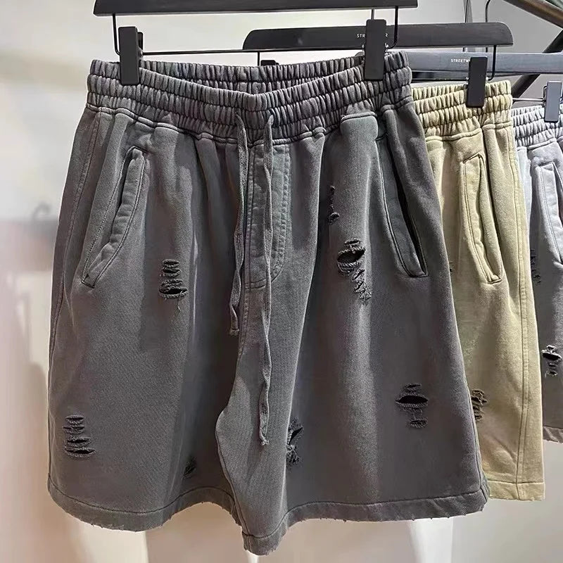 Pantalones cortos rasgados Gritwave