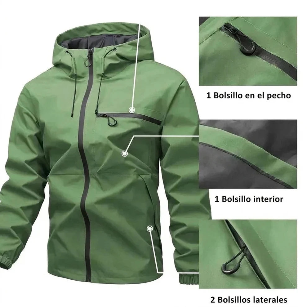 Loger | Veste imperméable 3 en 1 pour homme