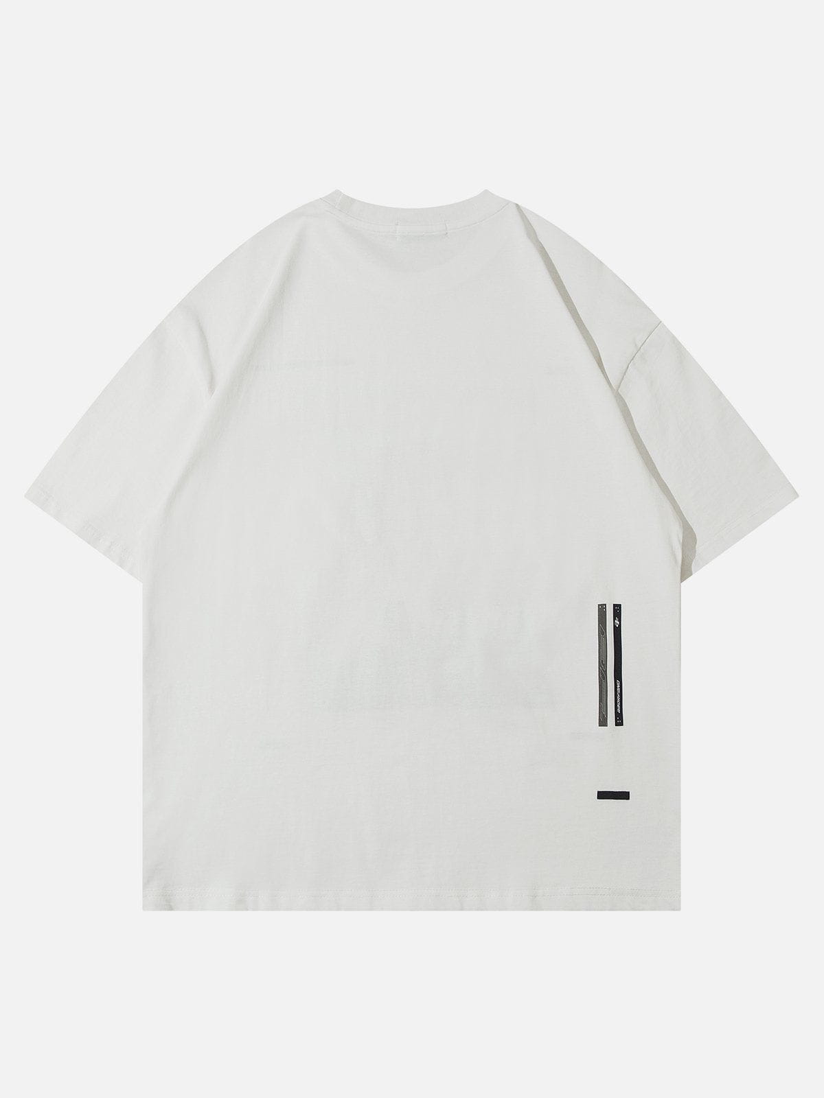 Camiseta WLS Estampado Chica Difuminada