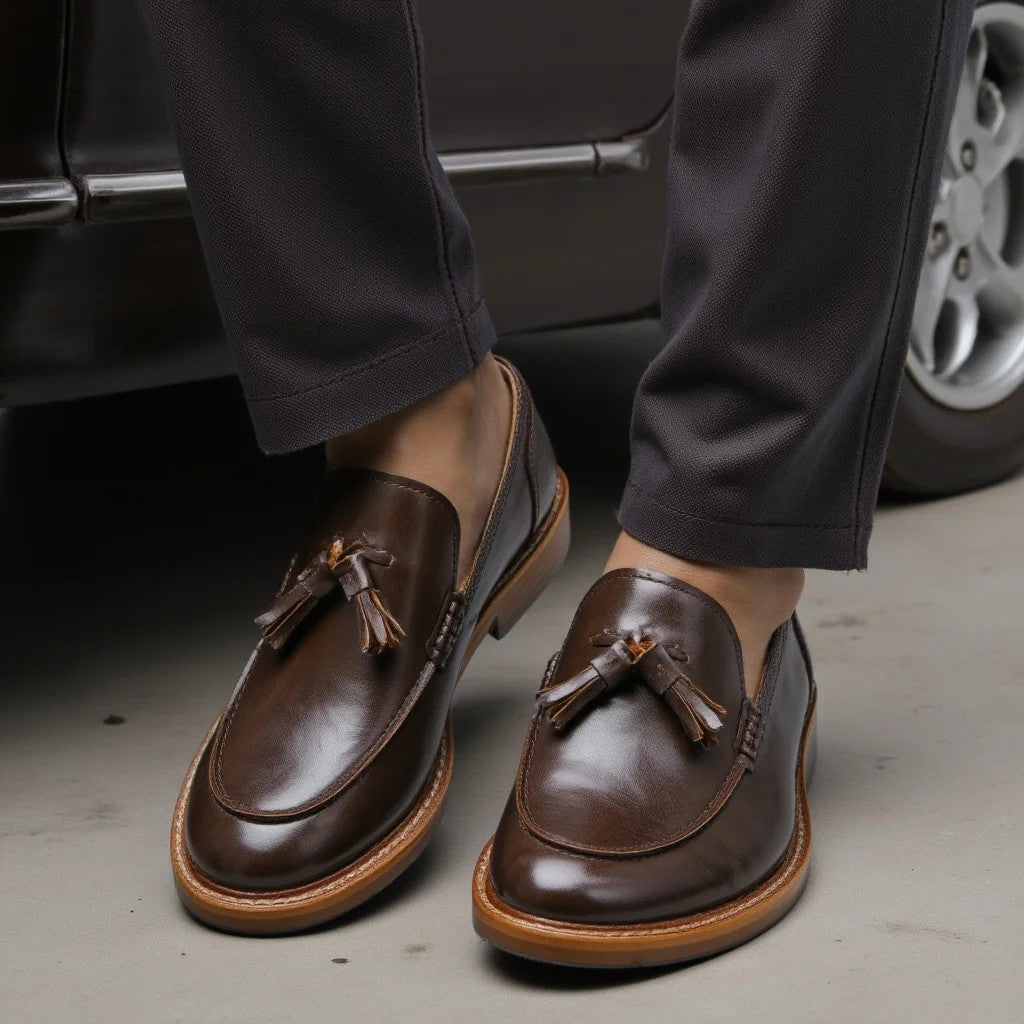 Regent Tassel Leather Loafers