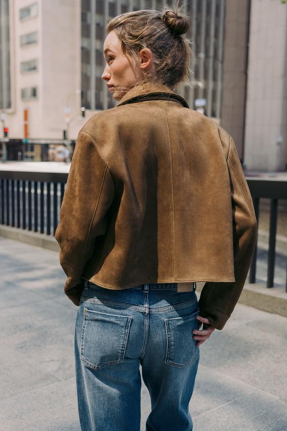 Ivy | Chaqueta Corta de Ante