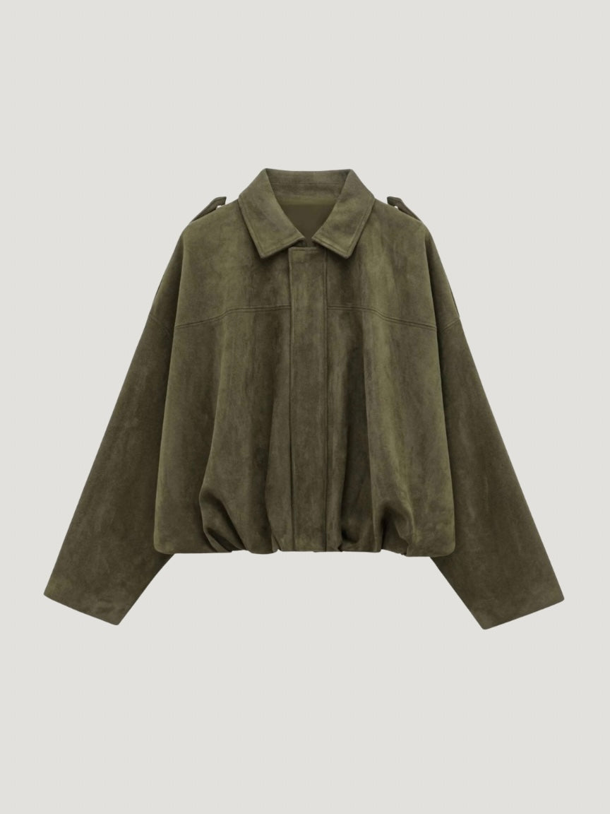 Lara | Chaqueta Bomber de Ante