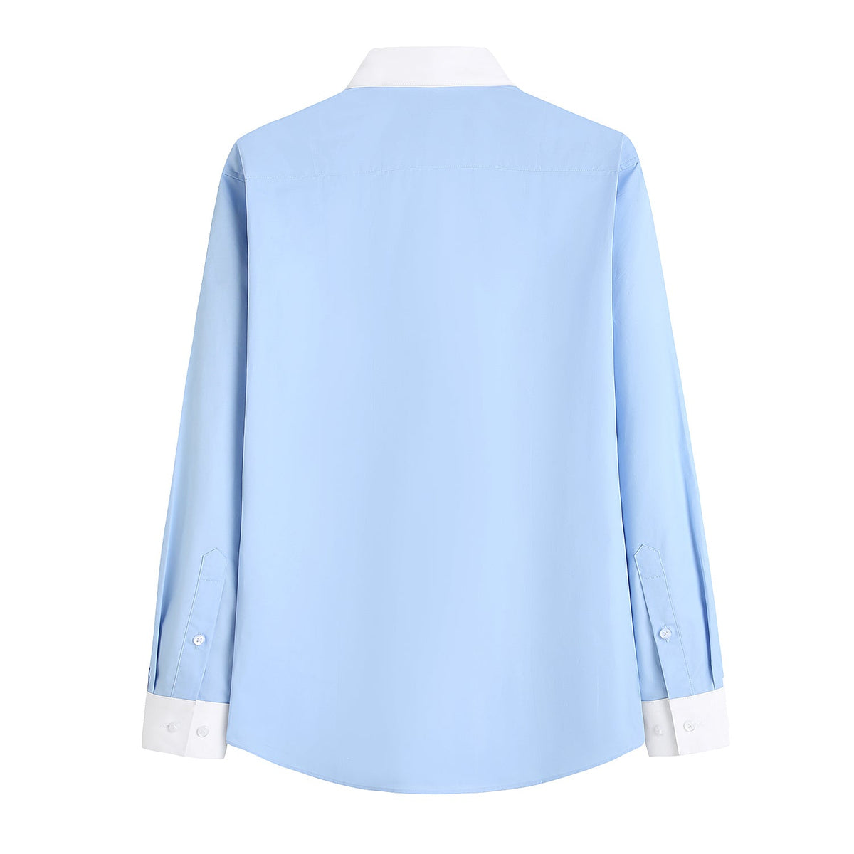 Camisa Authentic John Blanca y Azul