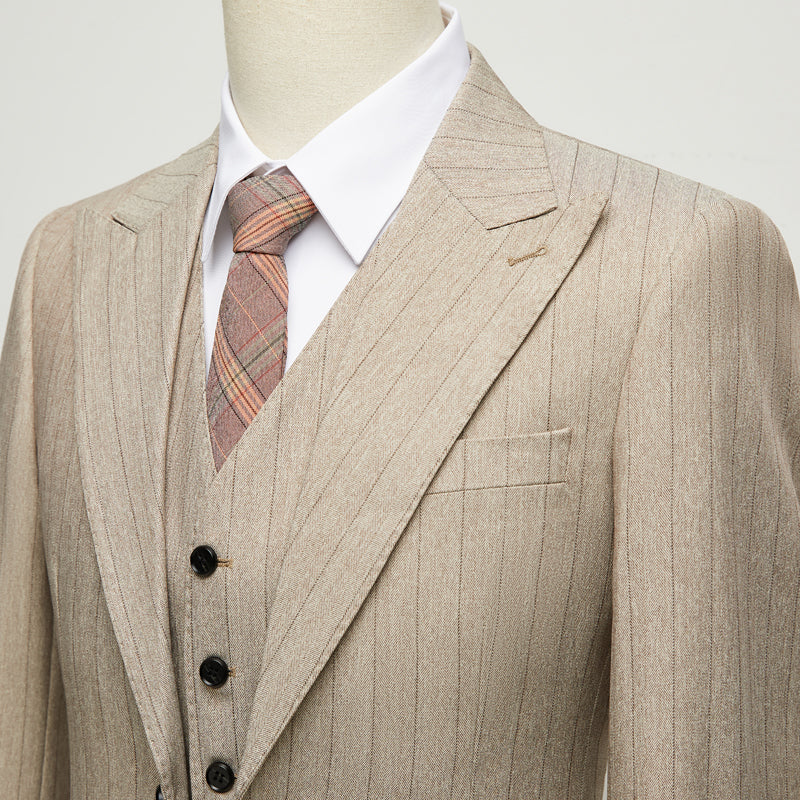 Traje de Tres Piezas - Tommy Beige