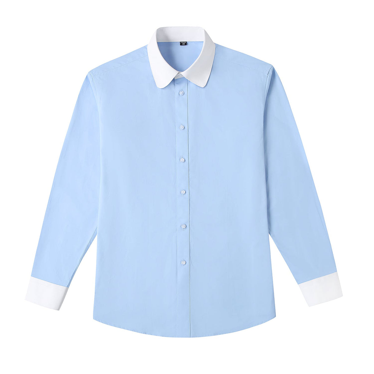 Camisa Authentic John Blanca y Azul
