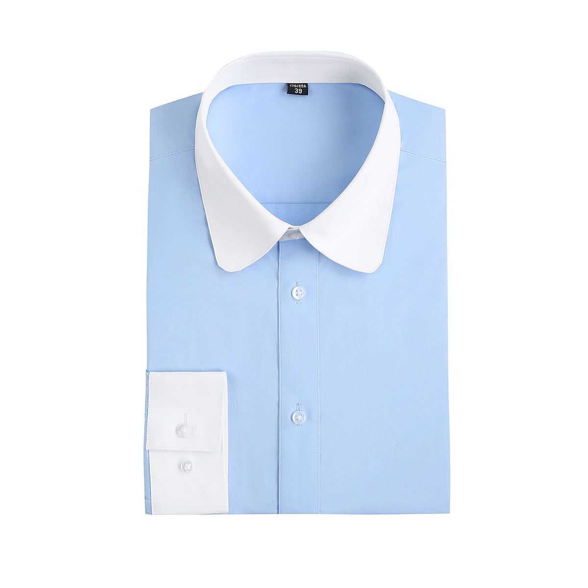 Camisa Authentic John Blanca y Azul