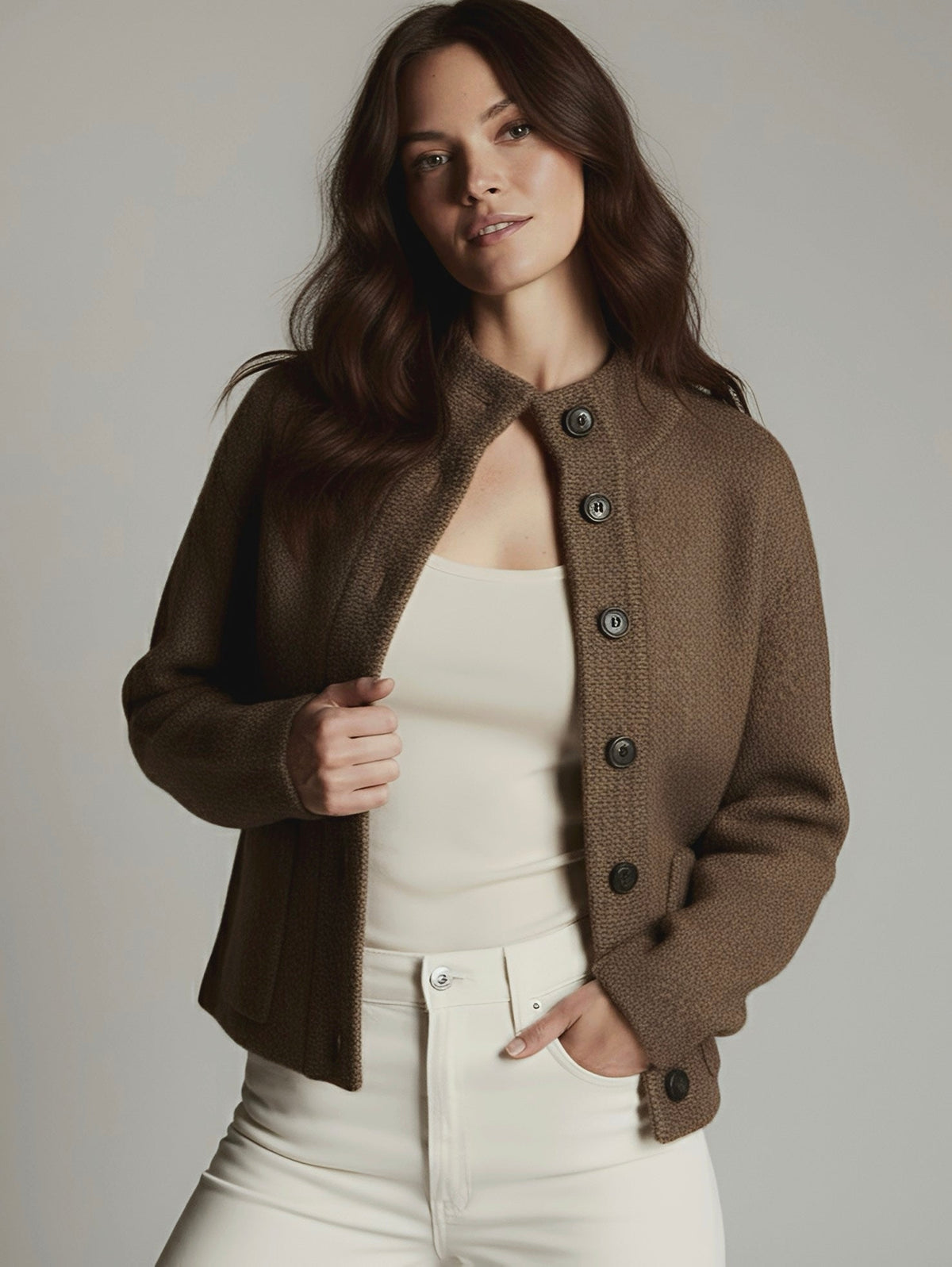 Rosemary | Chaqueta de punto con botones