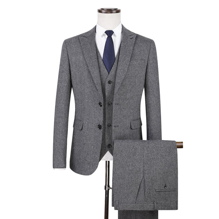 Traje de Tres Piezas Auténtico Arthur - Tweed