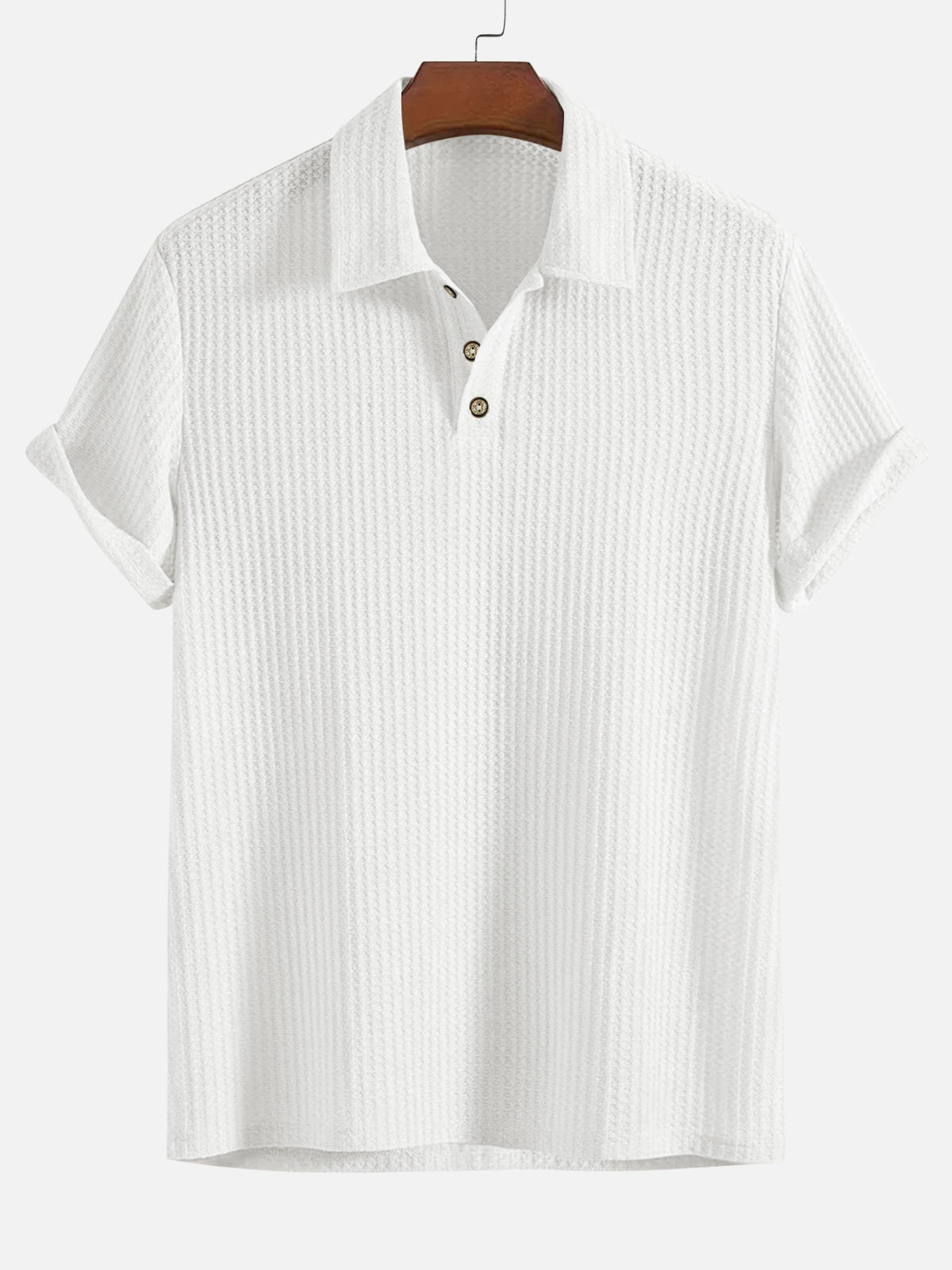 BreezeKnit™ Polo – Ligero, Texturizado y Sin Esfuerzo