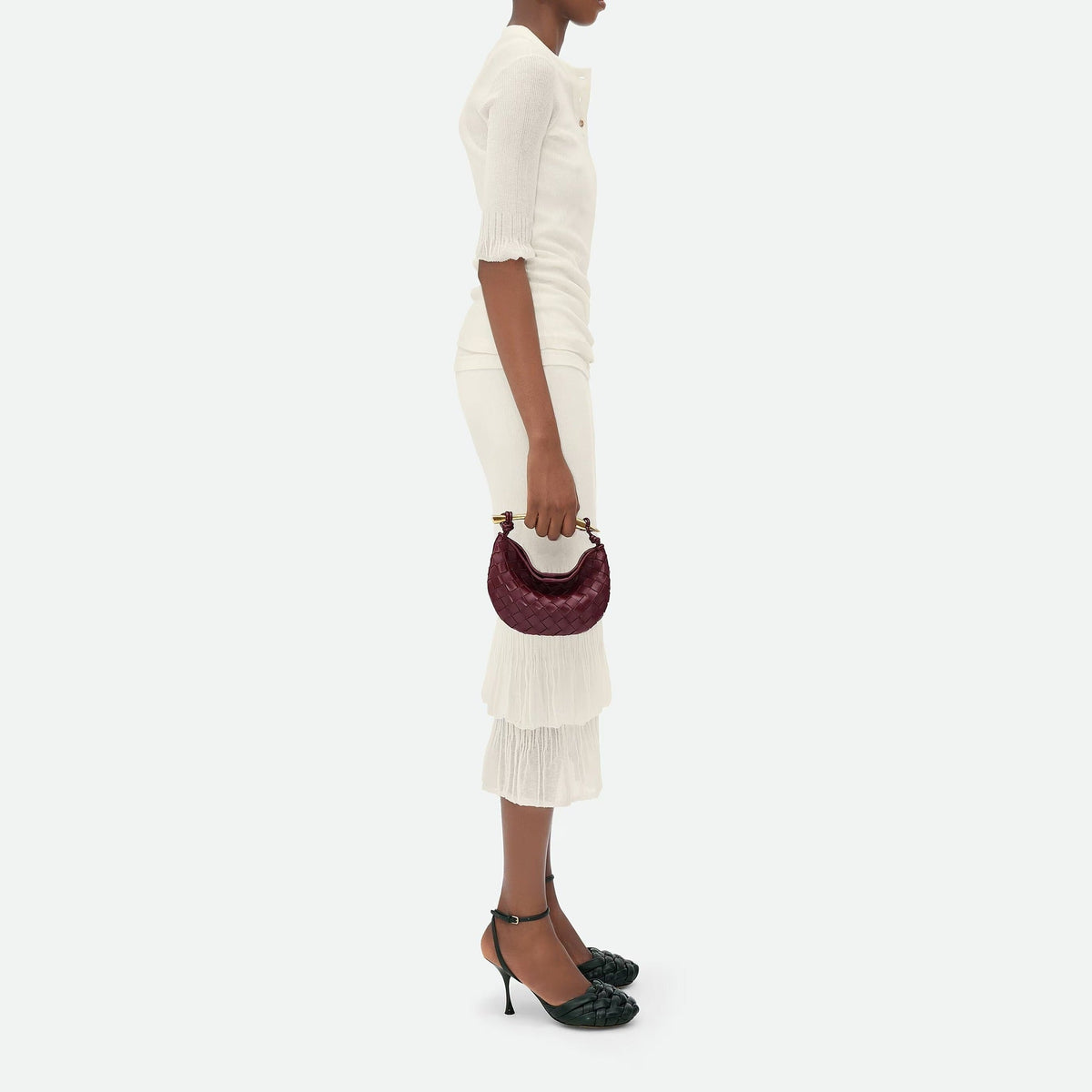Bolso hobo de tejido trenzado — Cecilia