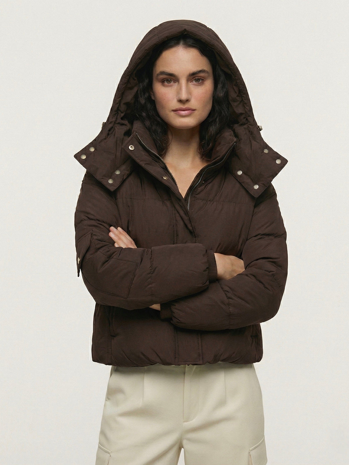 Jackie | Plumífero con Cuello Alto
