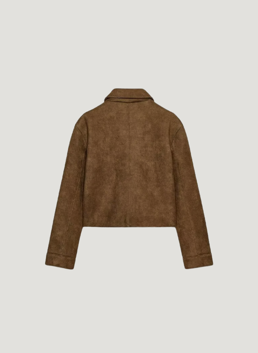 Ivy | Chaqueta Corta de Ante