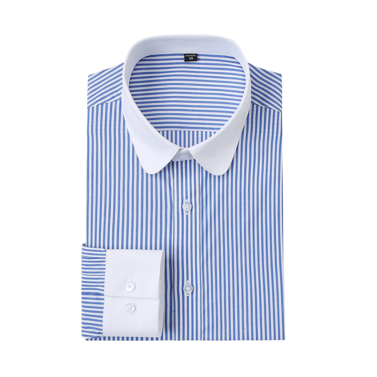 Camisa Authentic Shelby Blanca y Azul
