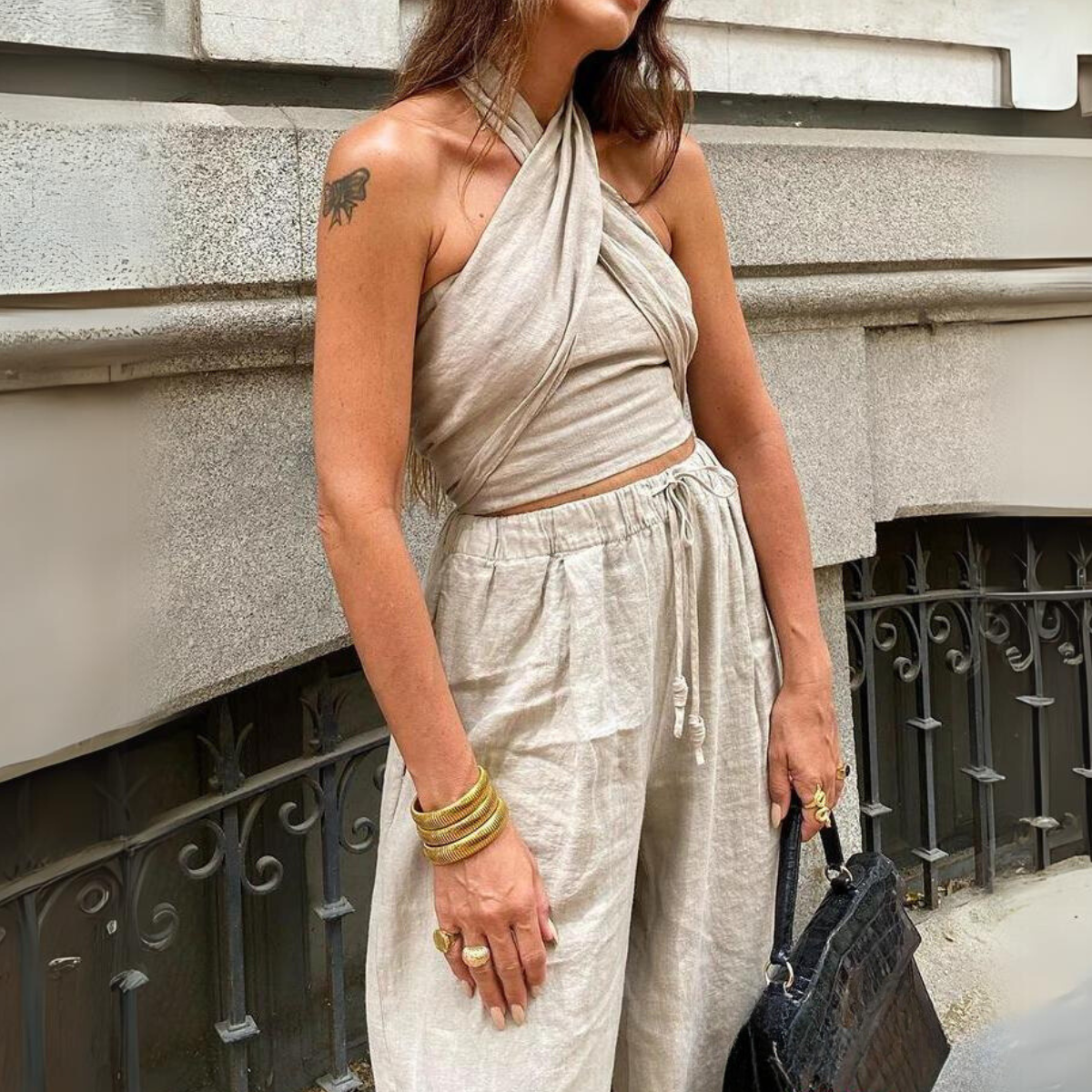 Chloe | Conjunto de 2 Piezas Cruzado