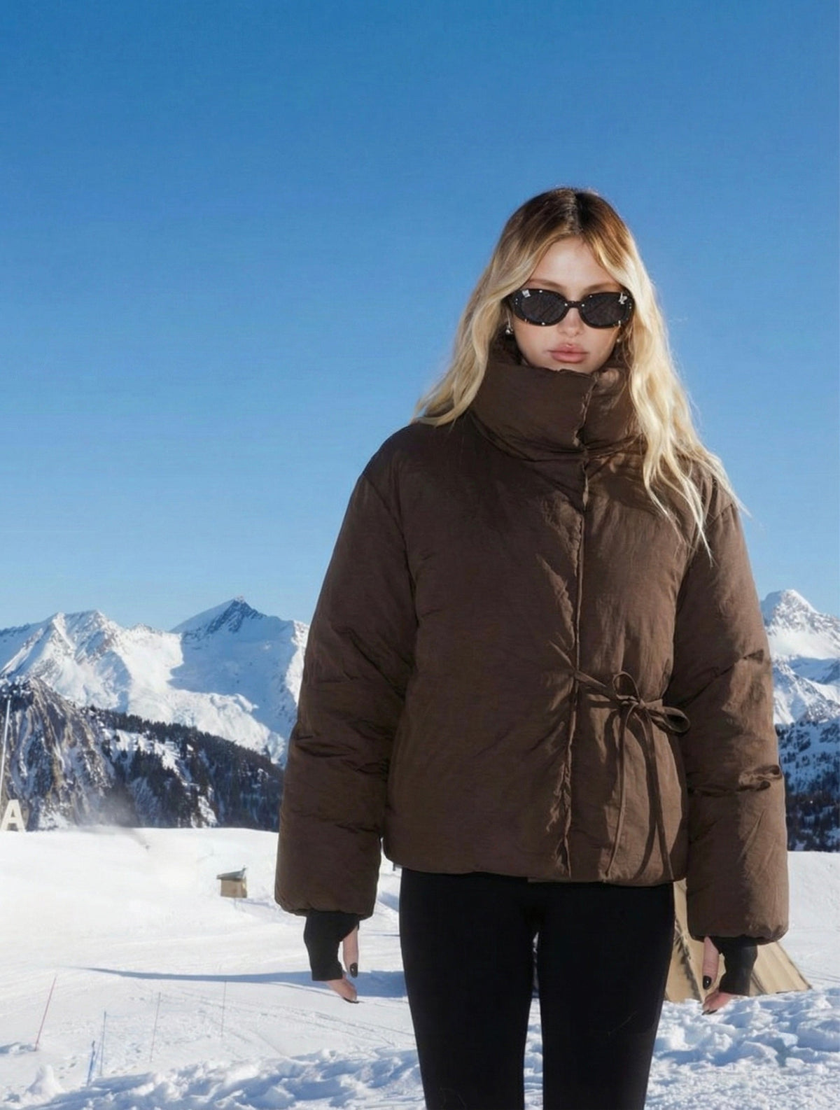Lottie | Plumífero Cruzado Resistente al Viento e Impermeable