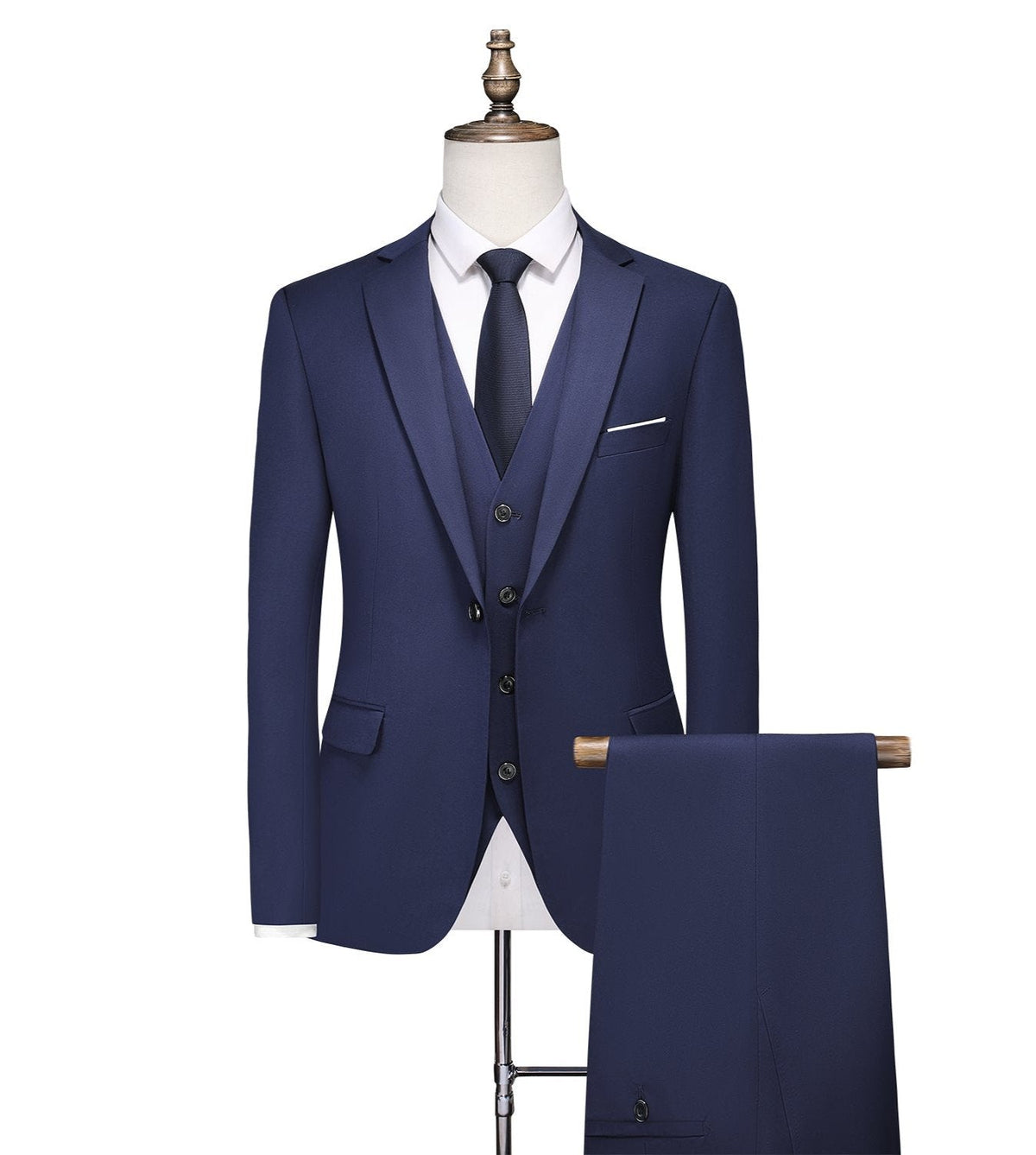 Traje de Tres Piezas Tommy Azul