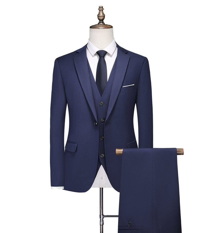 Traje de Tres Piezas Tommy Azul