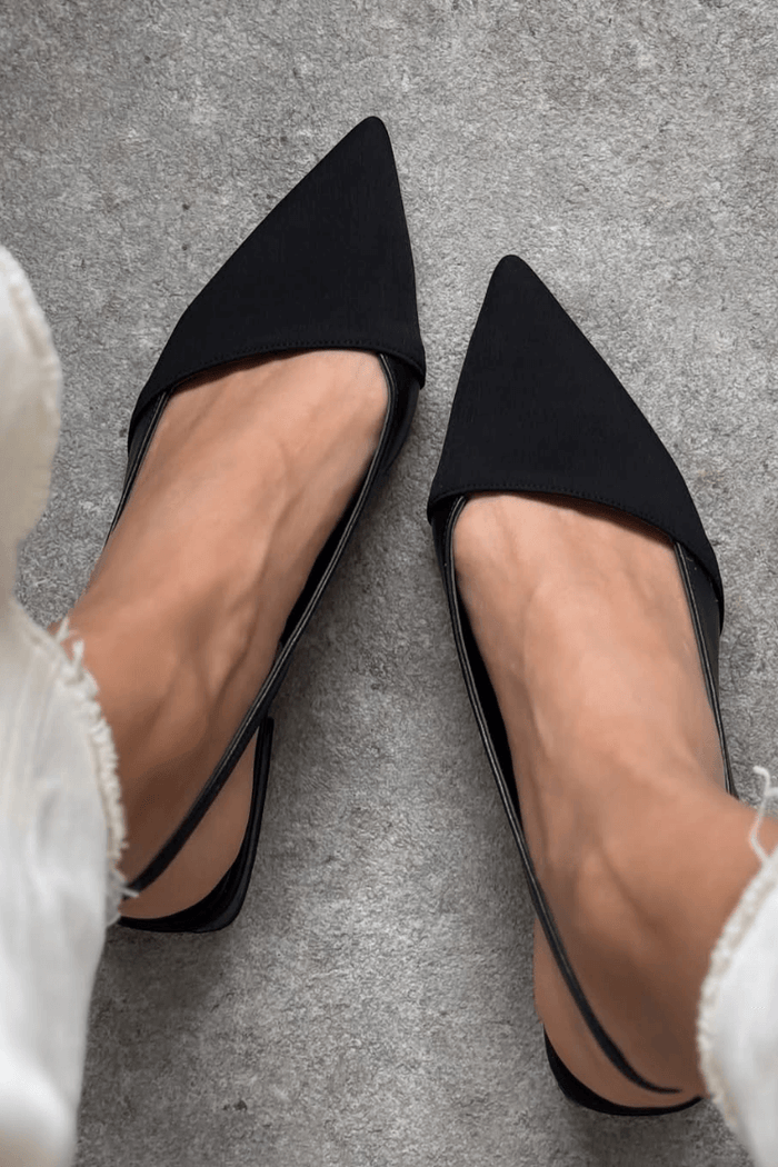 Bailarinas Slingback Negro
