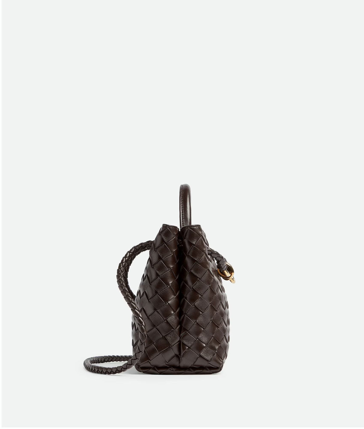 Mini shopper de tejido trenzado con lazo — Venta