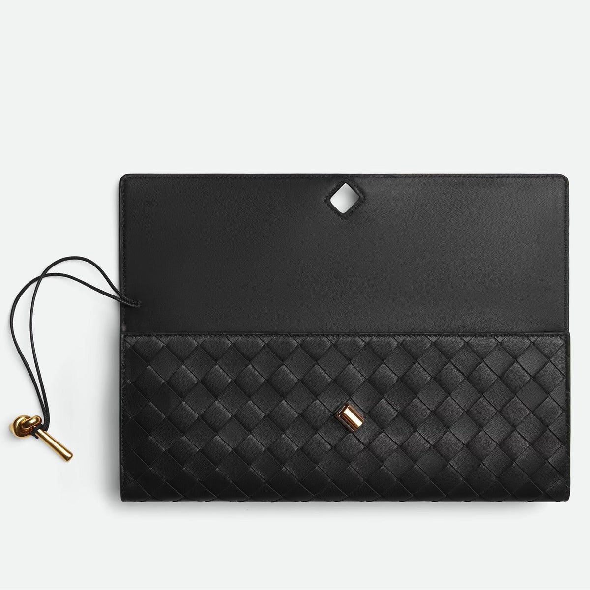 Clutch alargado de tejido trenzado — Eclipse