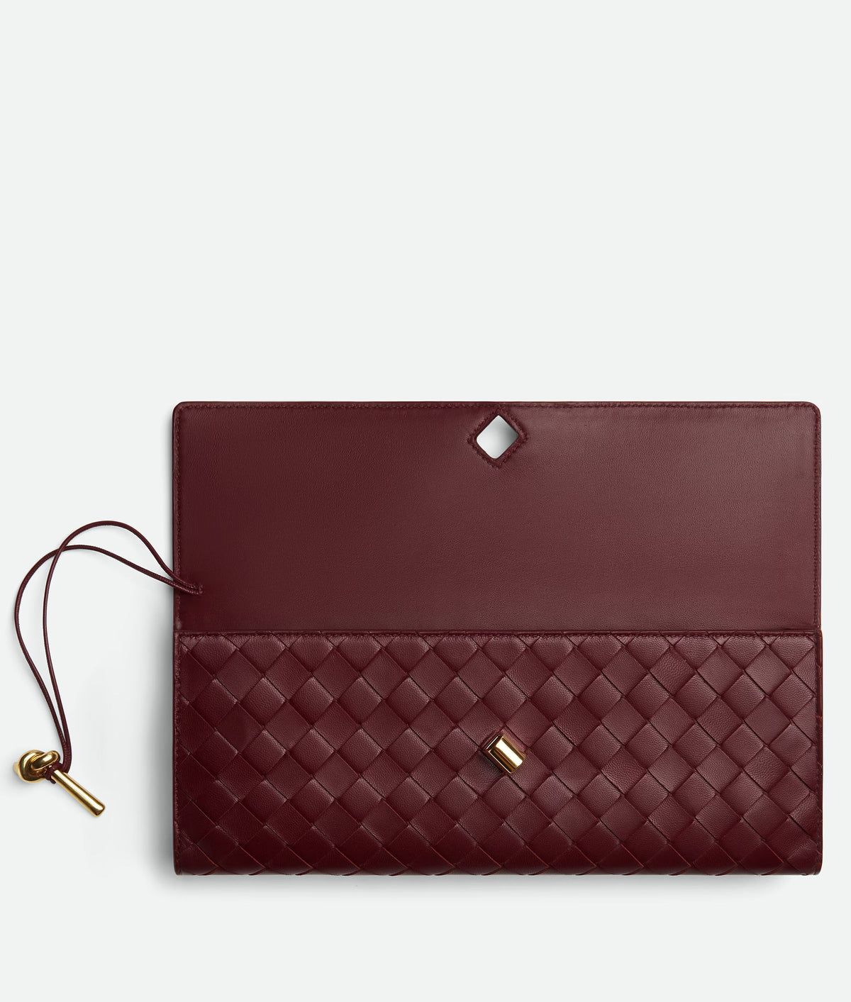 Clutch alargado de tejido trenzado — Eclipse