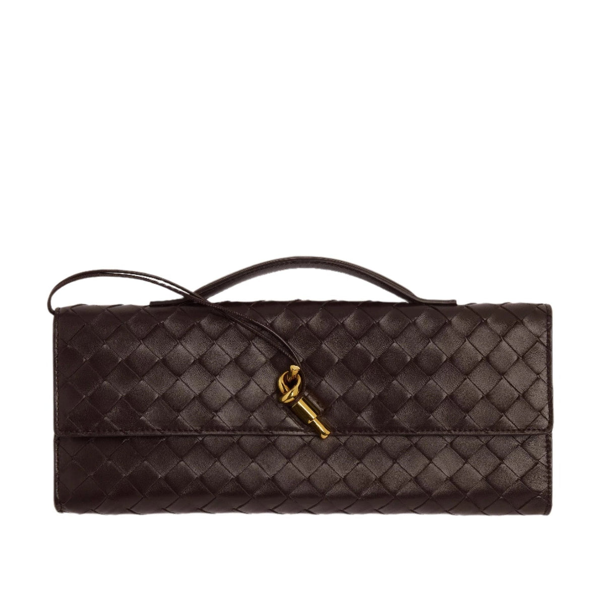 Clutch alargado de tejido trenzado — Eclipse