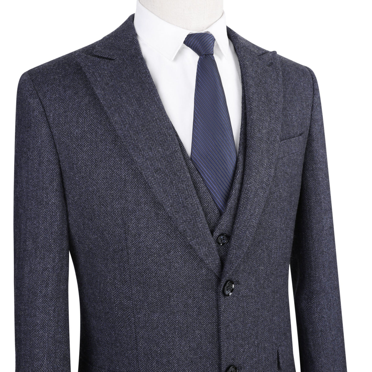 Traje de Tres Piezas Auténtico Arthur - Tweed