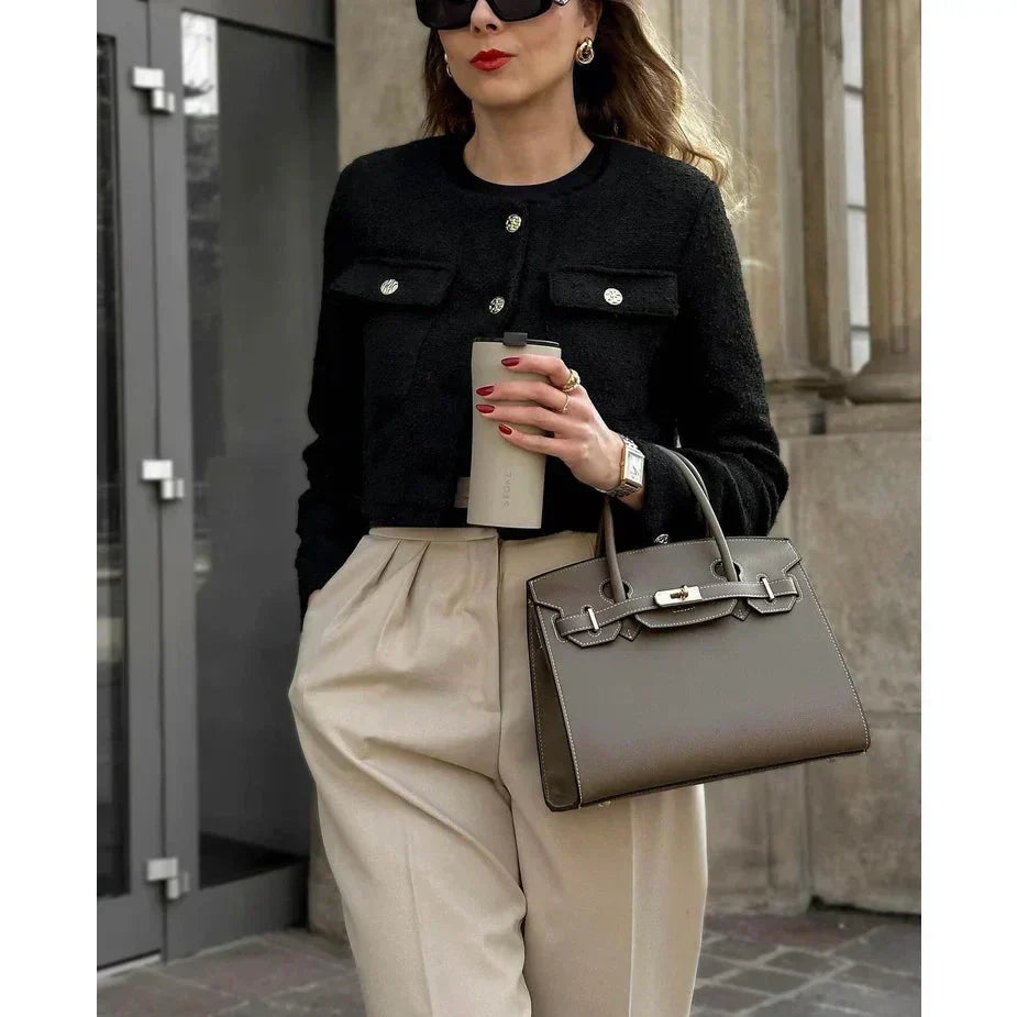 Bolso estructurado trapezoidal — Alicia
