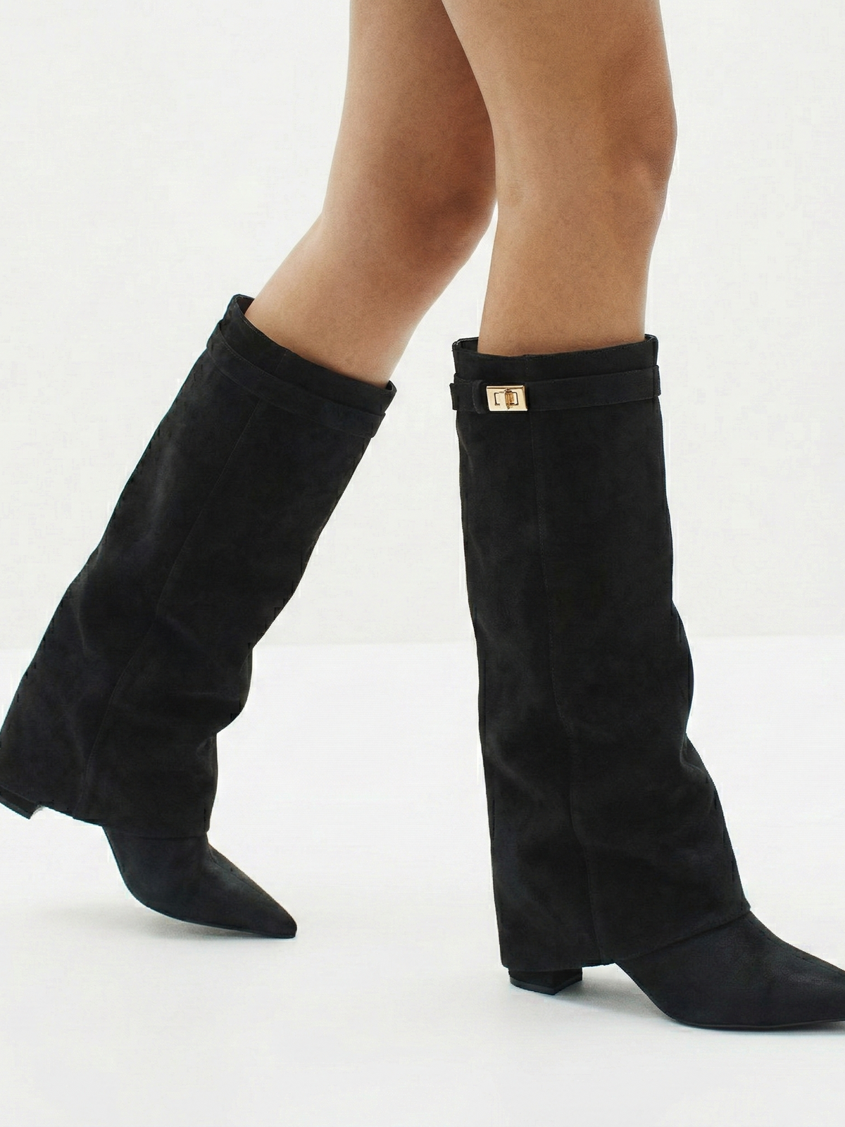 Iris | Botas altas efecto ante