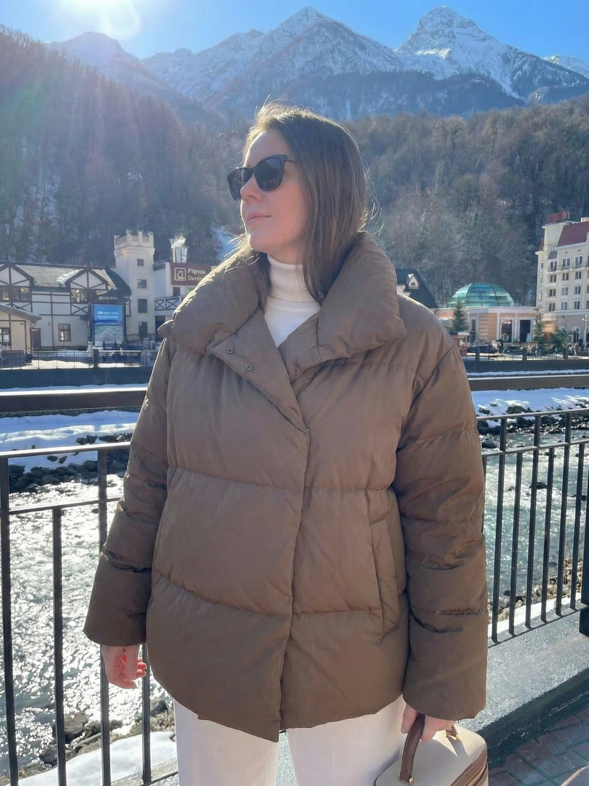 Maddison | Chaqueta Acolchada Extragrande de Cuello Alto
