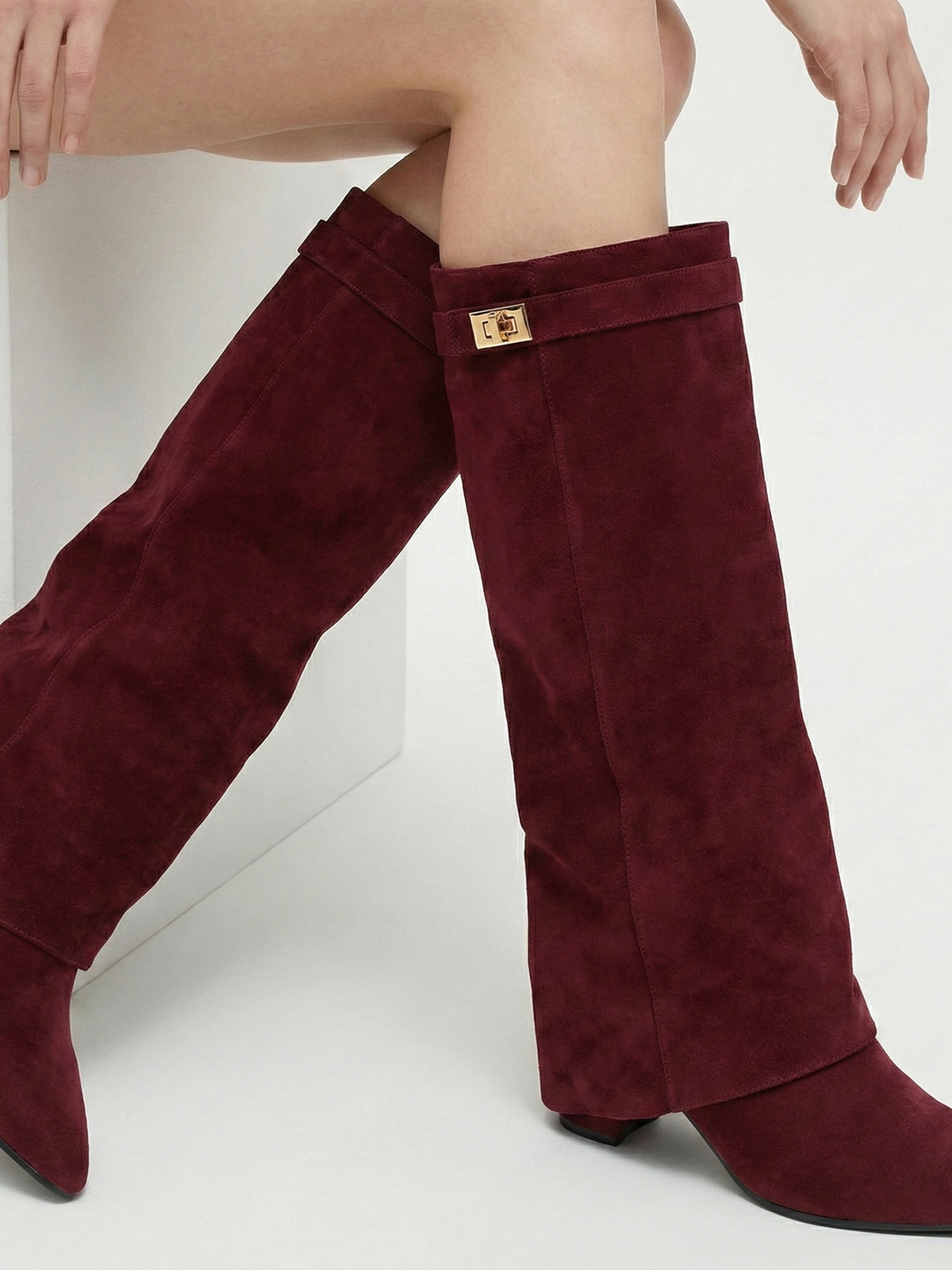 Iris | Botas altas efecto ante