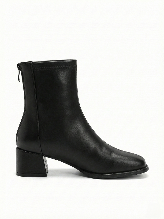 Chelsea | Botines minimalistas con tacón bloque