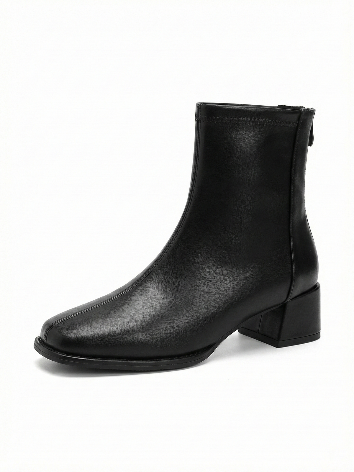 Chelsea | Botines minimalistas con tacón bloque