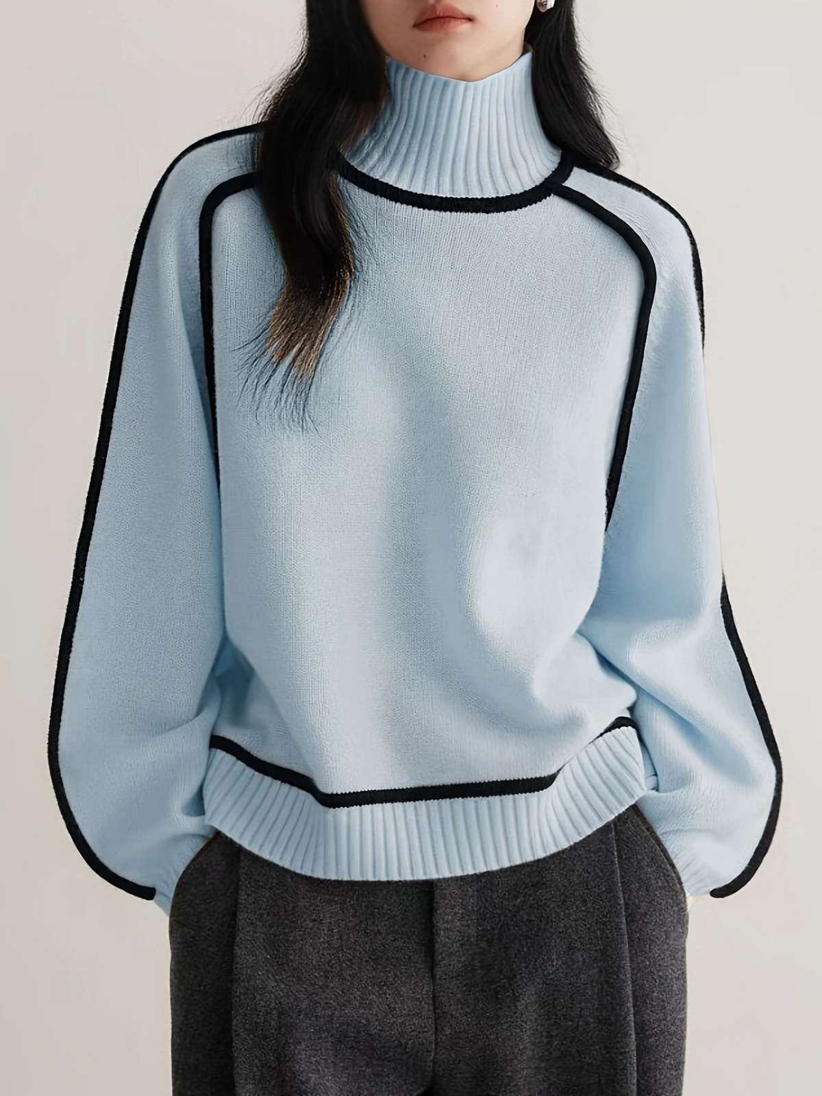 Amelia | Jersey de cuello alto