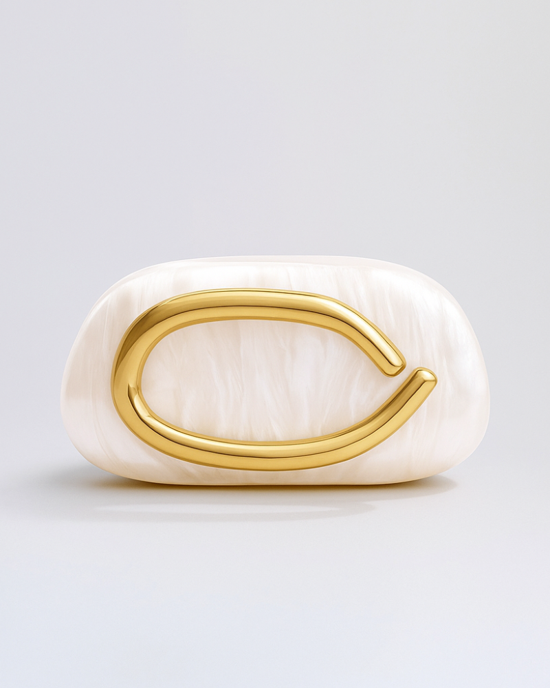Clutch Escultural de Perla