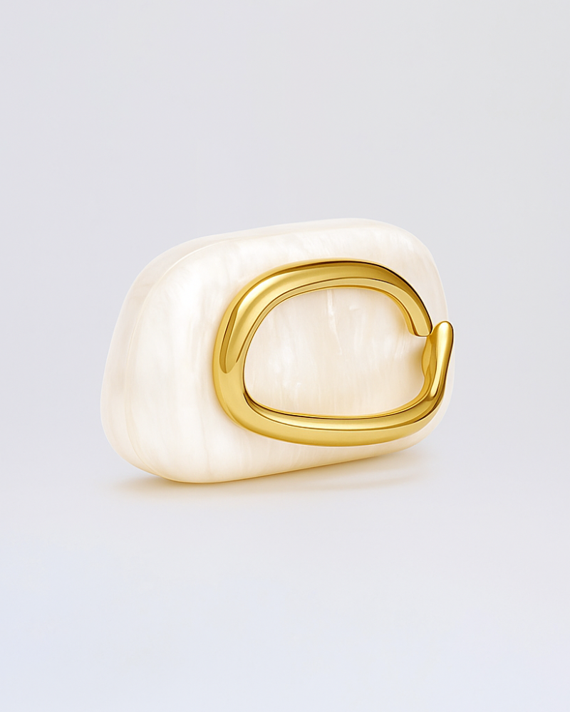 Clutch Escultural de Perla