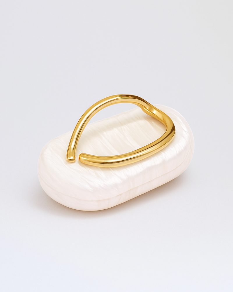 Clutch Escultural de Perla