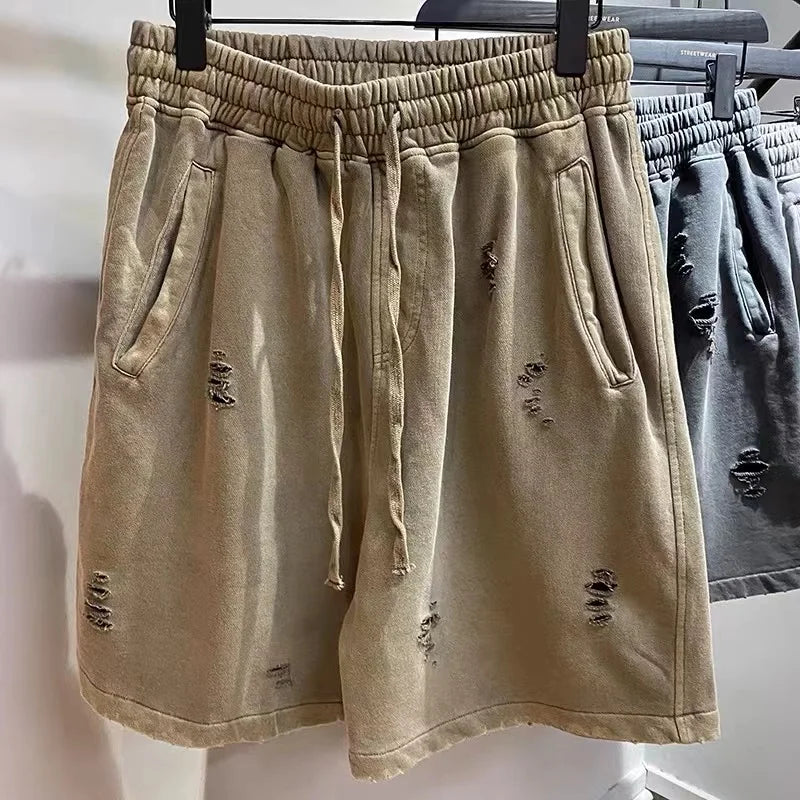 Pantalones cortos rasgados Gritwave