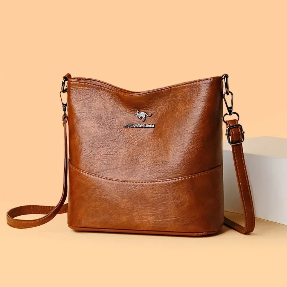 Bolso cruzado de cuero de diseñador