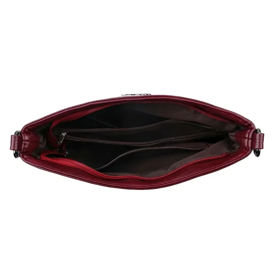 Bolso cruzado de cuero de diseñador