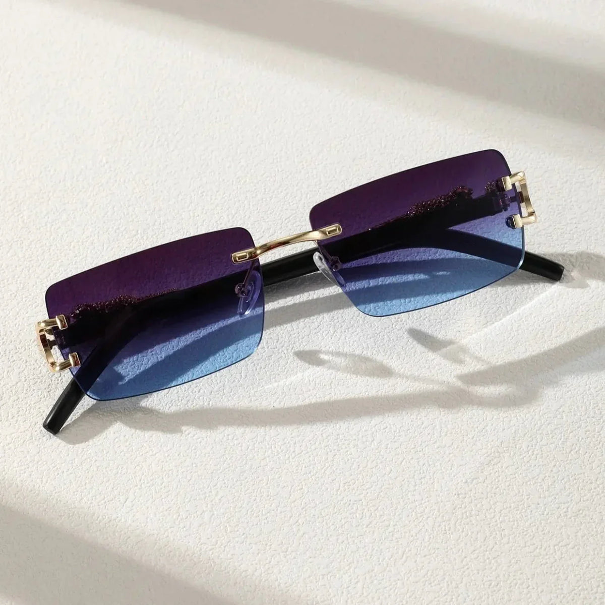 Rosin Minimal Rimless Shades