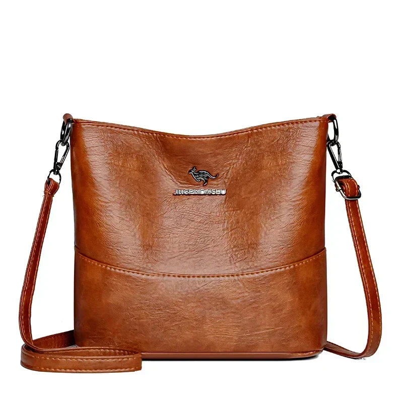 Bolso cruzado de cuero de diseñador