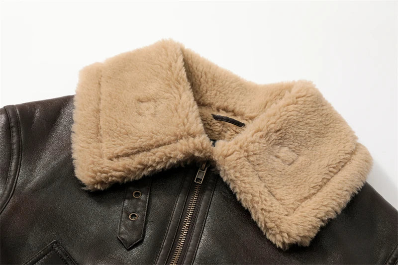 Rio | Chaqueta de piel sintética tipo shearling