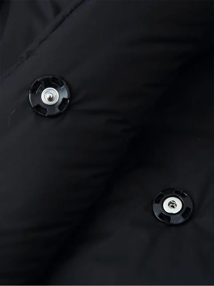 Maddison | Chaqueta Acolchada Extragrande de Cuello Alto