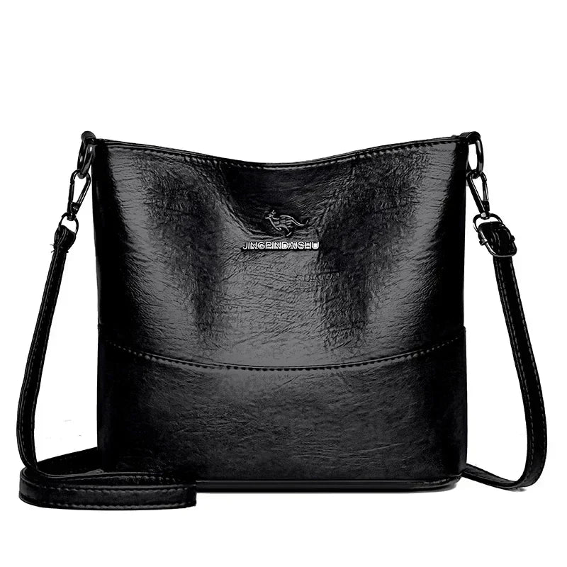 Bolso cruzado de cuero de diseñador