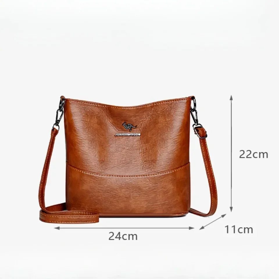 Bolso cruzado de cuero de diseñador
