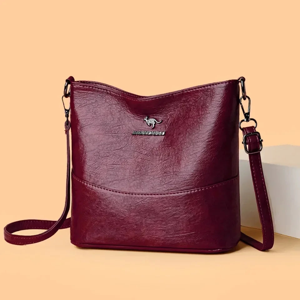 Bolso cruzado de cuero de diseñador