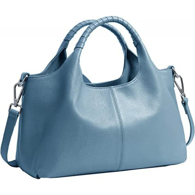 Bolso de hombro de cuero elegante